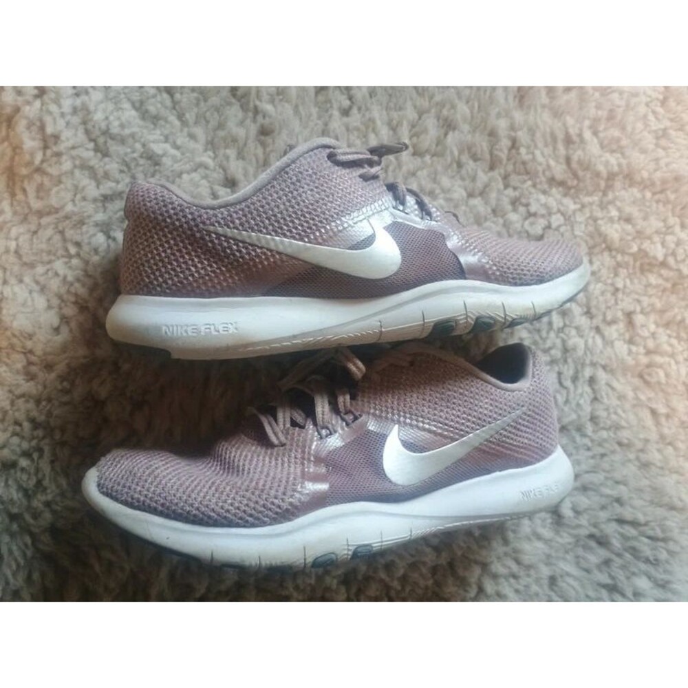 Nike Flex RN 2018 Women's Running Shoes Mauve Pink Mesh Sneakers Size 9.5 AA7408